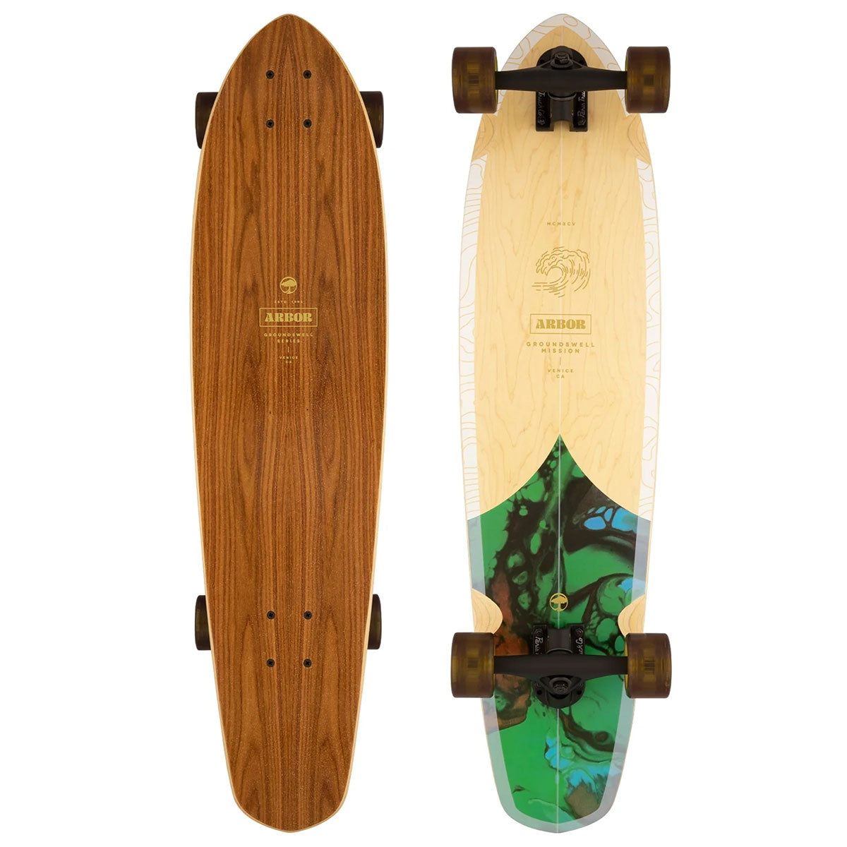 Arbor Groundswell Mission 35 Complete Longboard 35 inch - Palissander