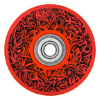 Santa Cruz - Stranger Things Hellfire Club Light Ups OG Slime Red 66mm 78a skateboardwielen