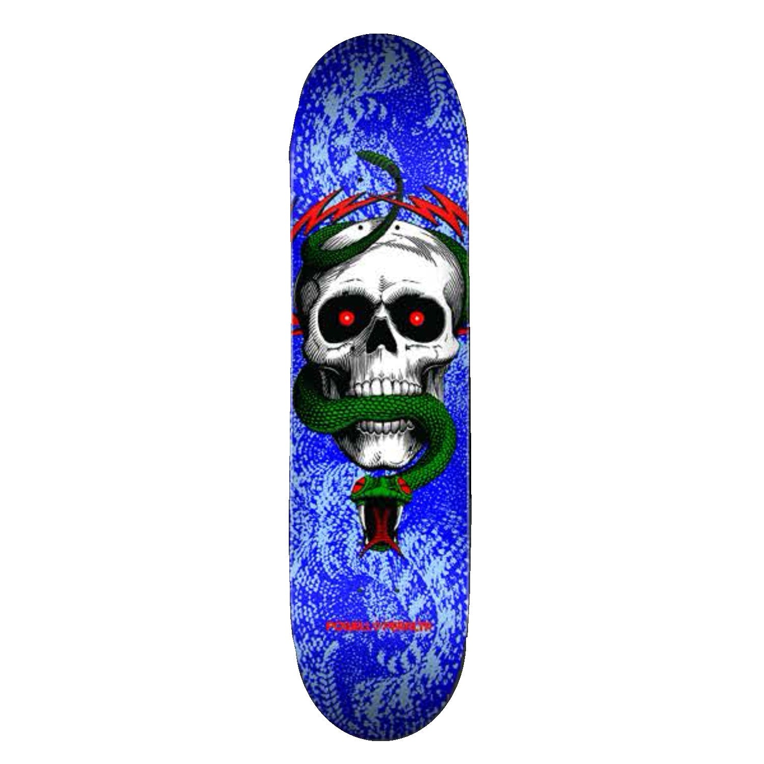 Powell Peralta Deck - Skull & Snake - Blue - 8.25" (Birch)