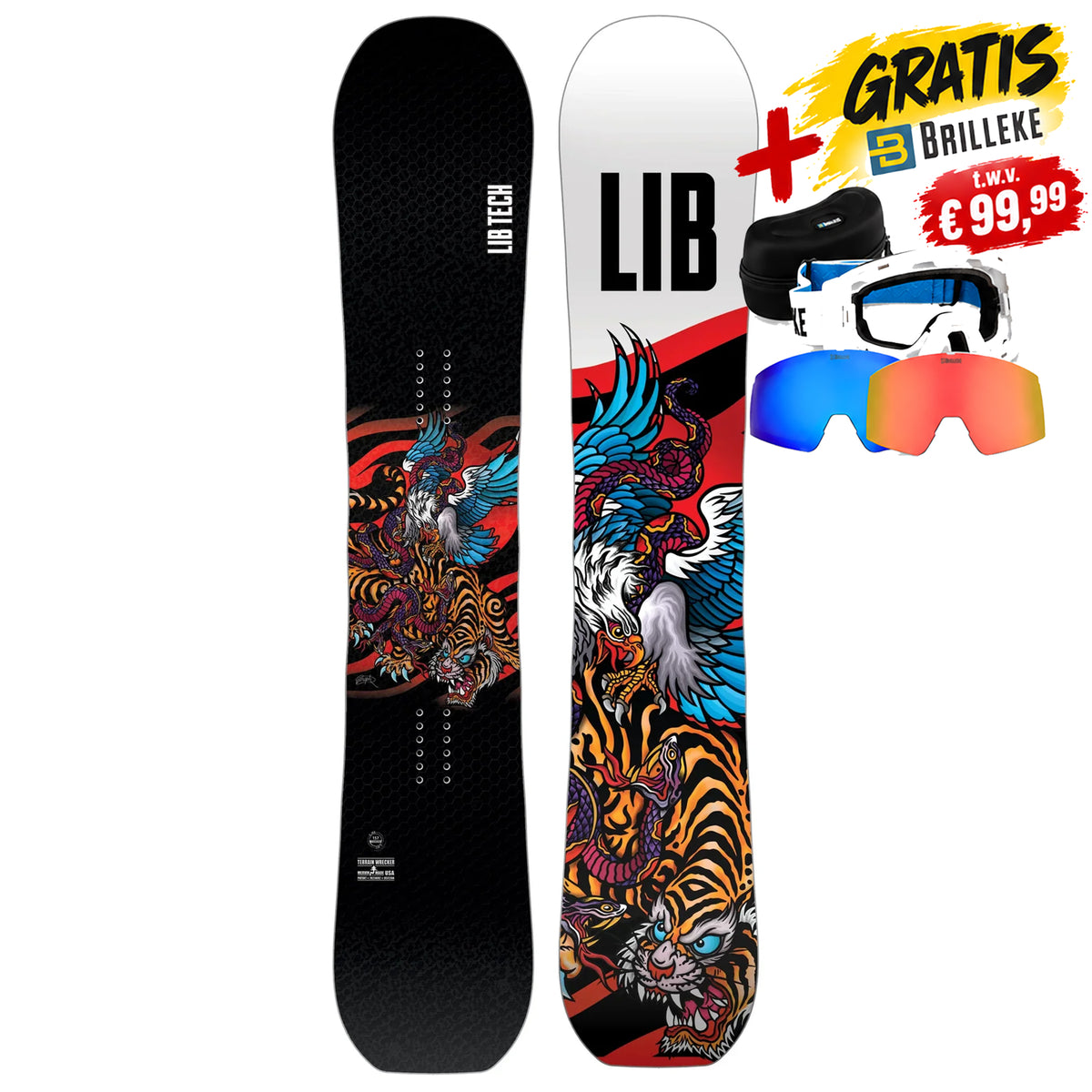 Lib Tech Terrain Wrecker Snowboard 160 cm 2026/2027 - All Mountain Directional Twin
