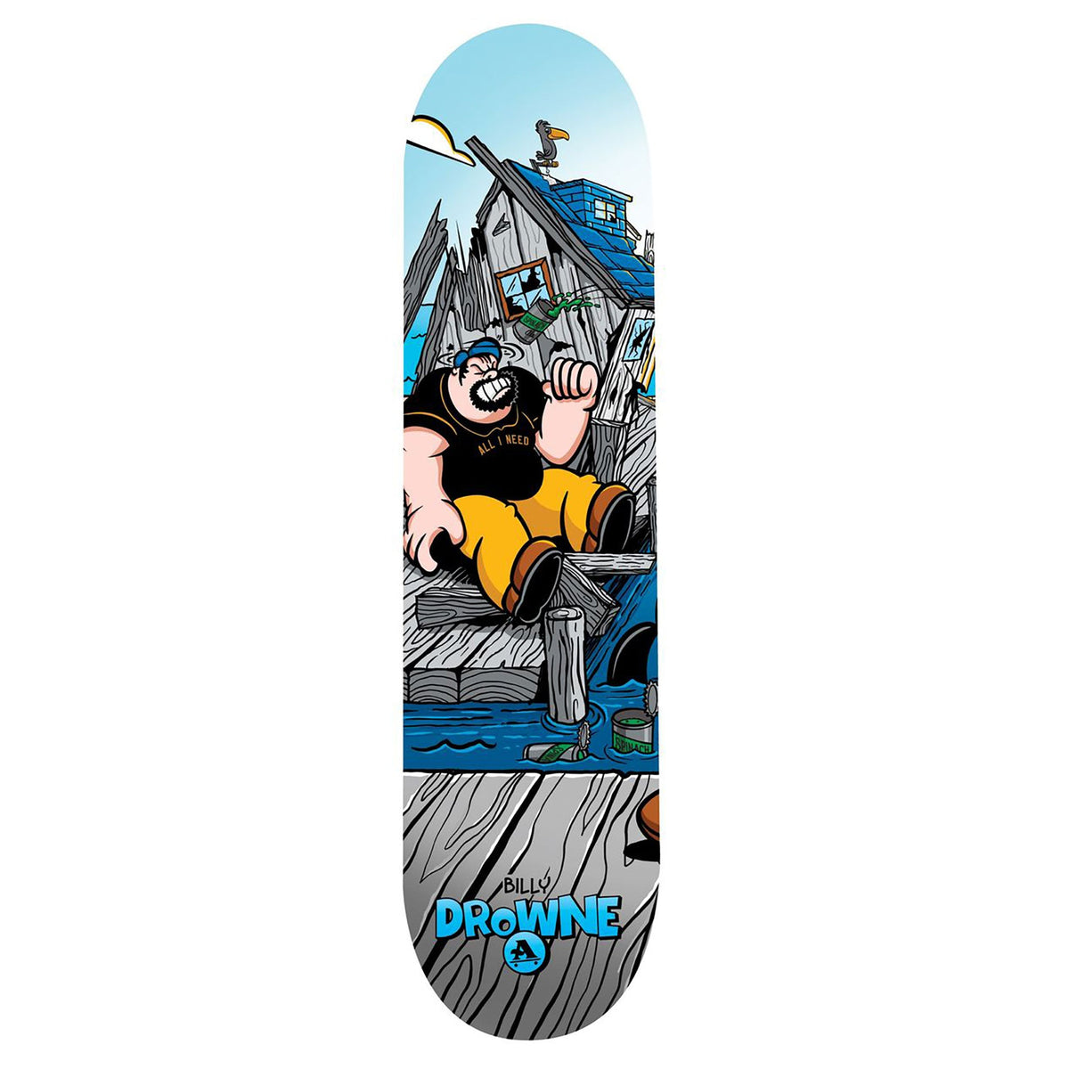 All I Need Brewtus Skateboard Deck 8.3"
