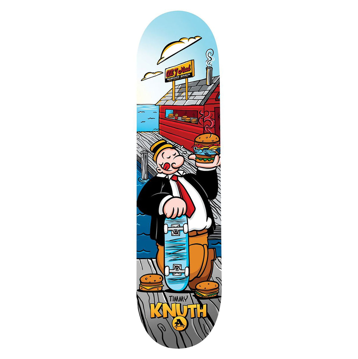 All I Need Wimpy Skateboard Deck 8.5"