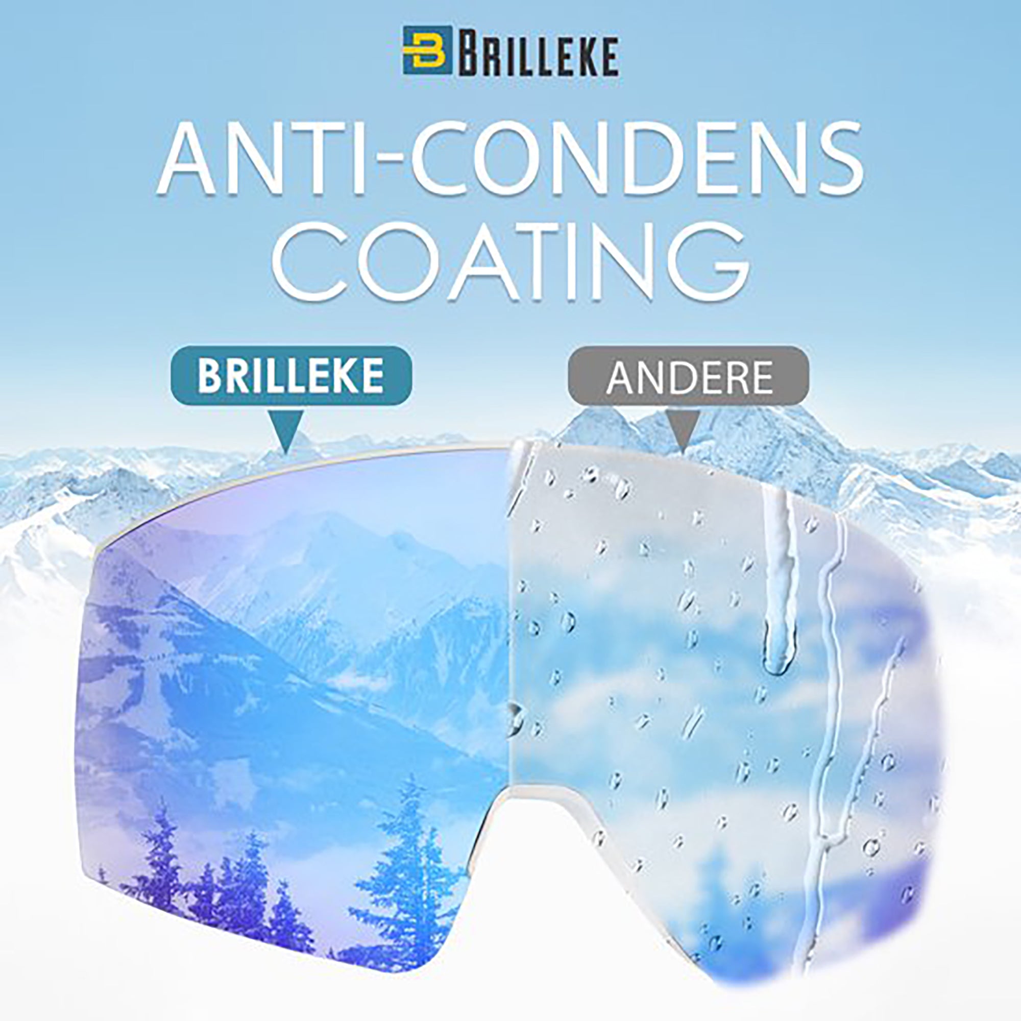 Snowboardbril Wit - Inclusief 2 Verwisselbare Lenzen & Hardcase