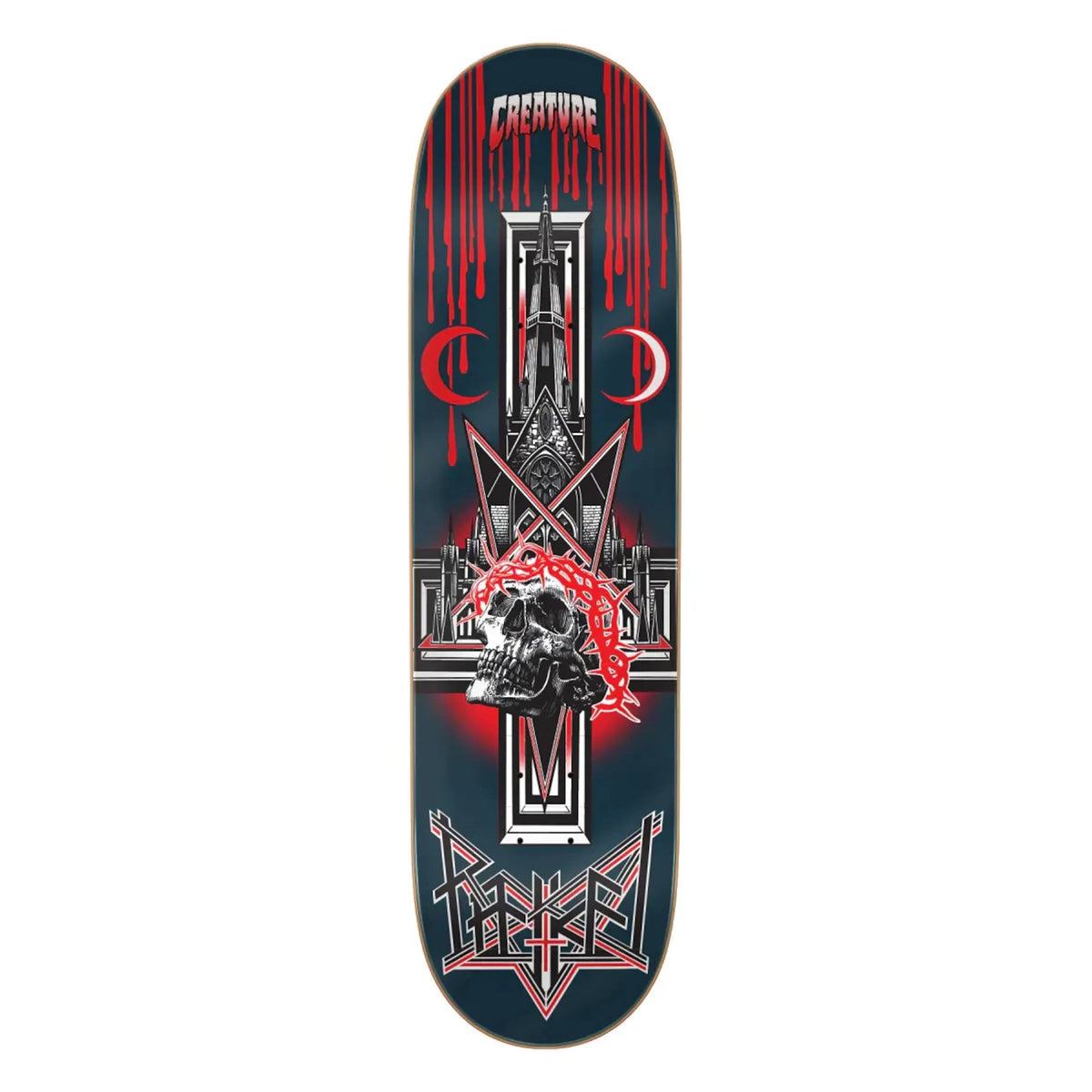 Creature Metal XX Series Beakkel 8.51 skateboard deck