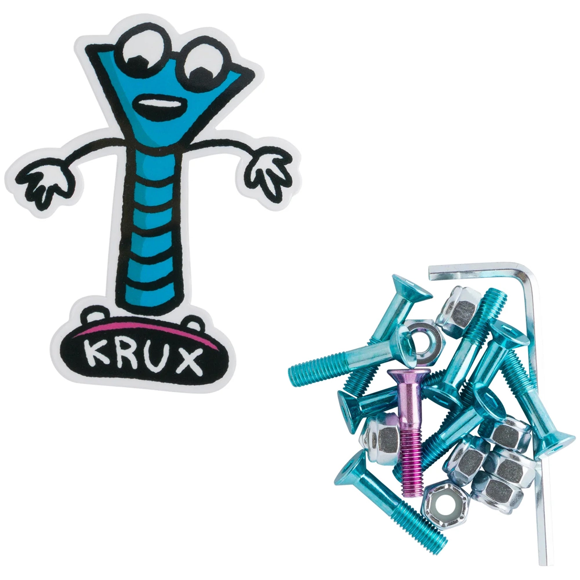 Krux Krome Allen 1" - Skateboard boutenset