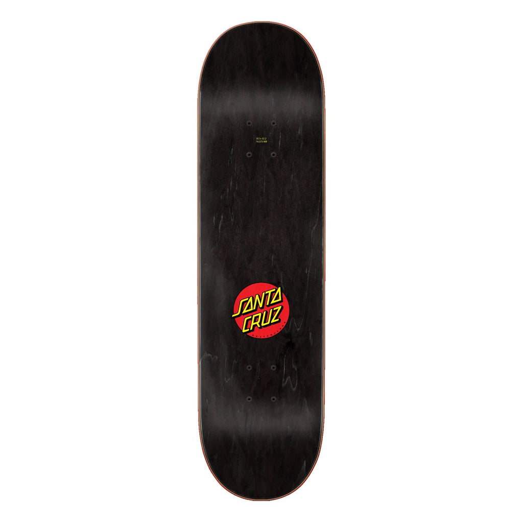 Santa Cruz Classic Dot 8.375 skateboard deck - bruin