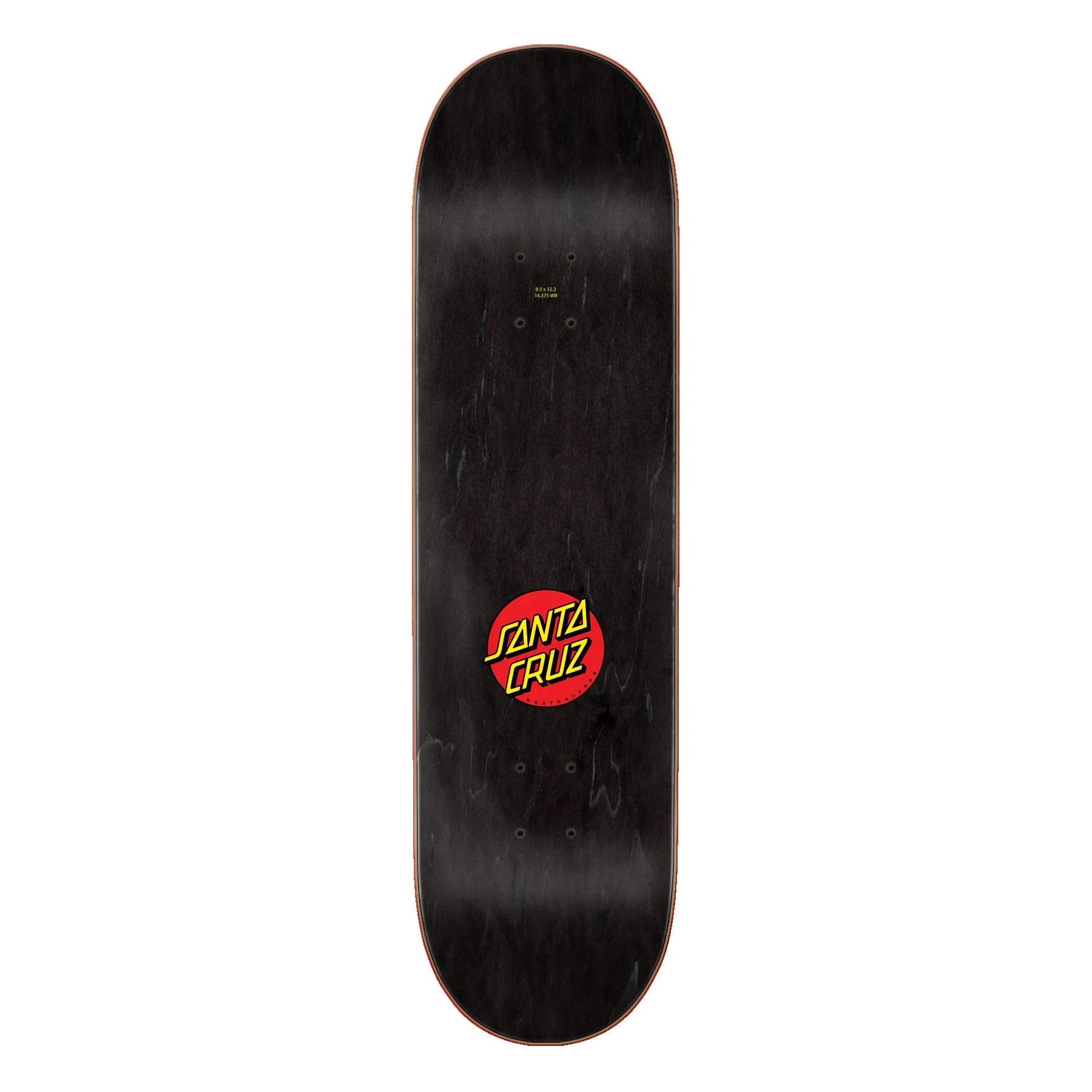 Santa Cruz Classic Dot 8.375 skateboard deck - bruin
