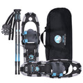 Arctic Adventures Co. Sneeuwschoenen Aluminium - Inclusief Wandelstokken - Verstelbaar
