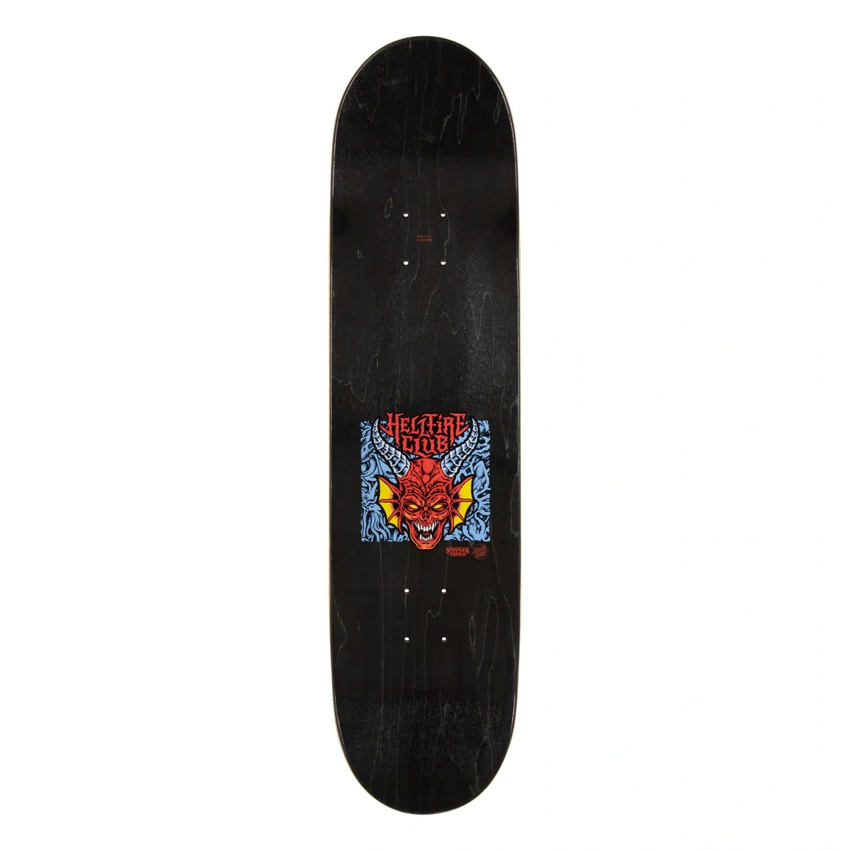 Santa Cruz - Stranger Things Hellfire Club 8.25in x 31.80in skateboard deck