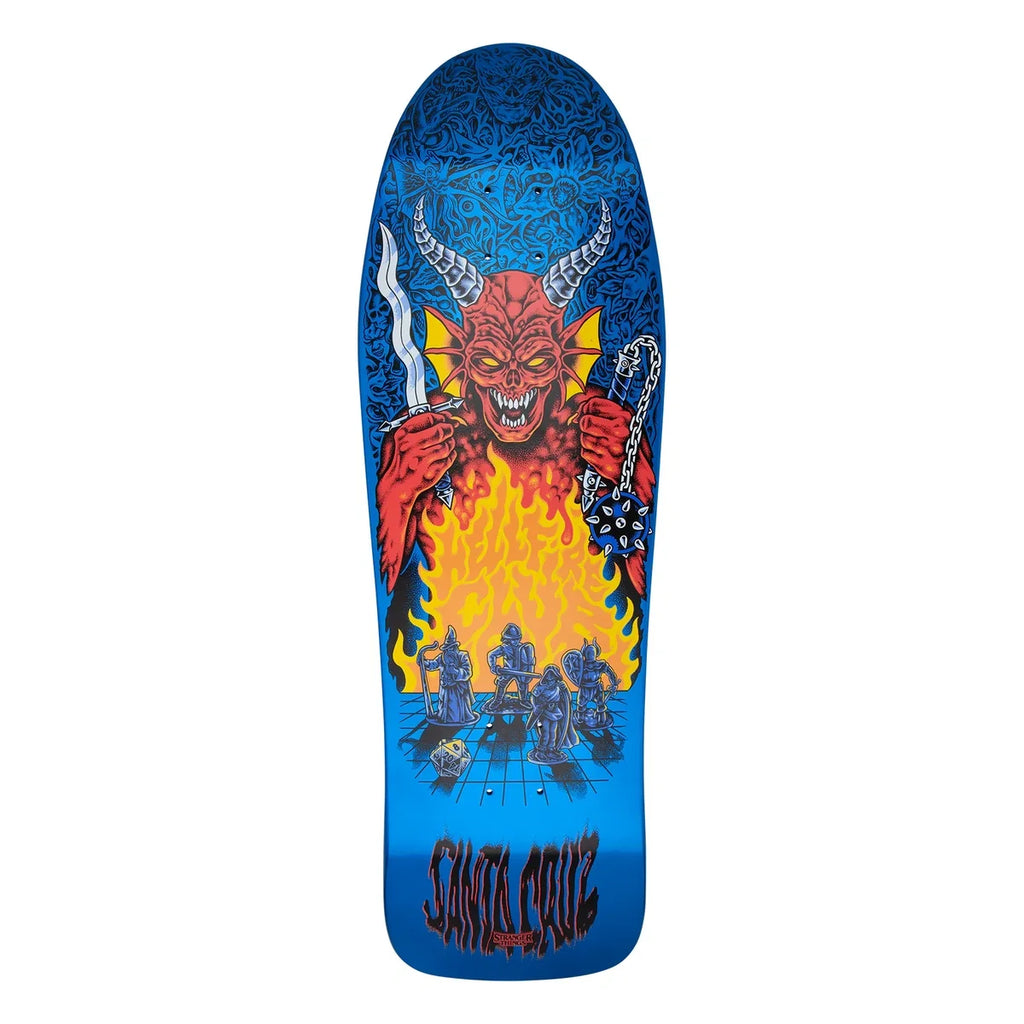 Santa Cruz - Stranger Things Knox Hellfire Pit 10.07in x 31.275in skateboard deck