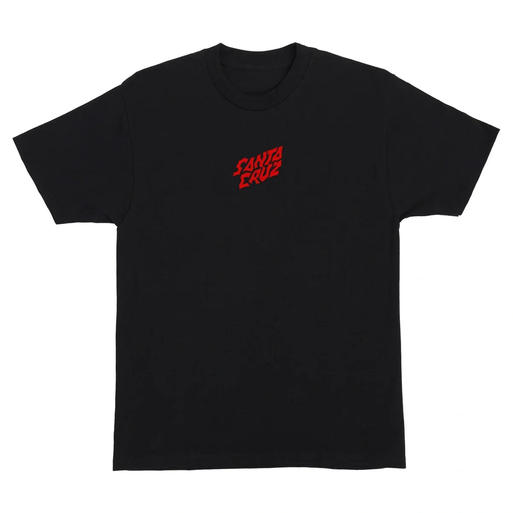Santa Cruz - Stranger Things Screaming Lights T-Shirt - Zwart / L