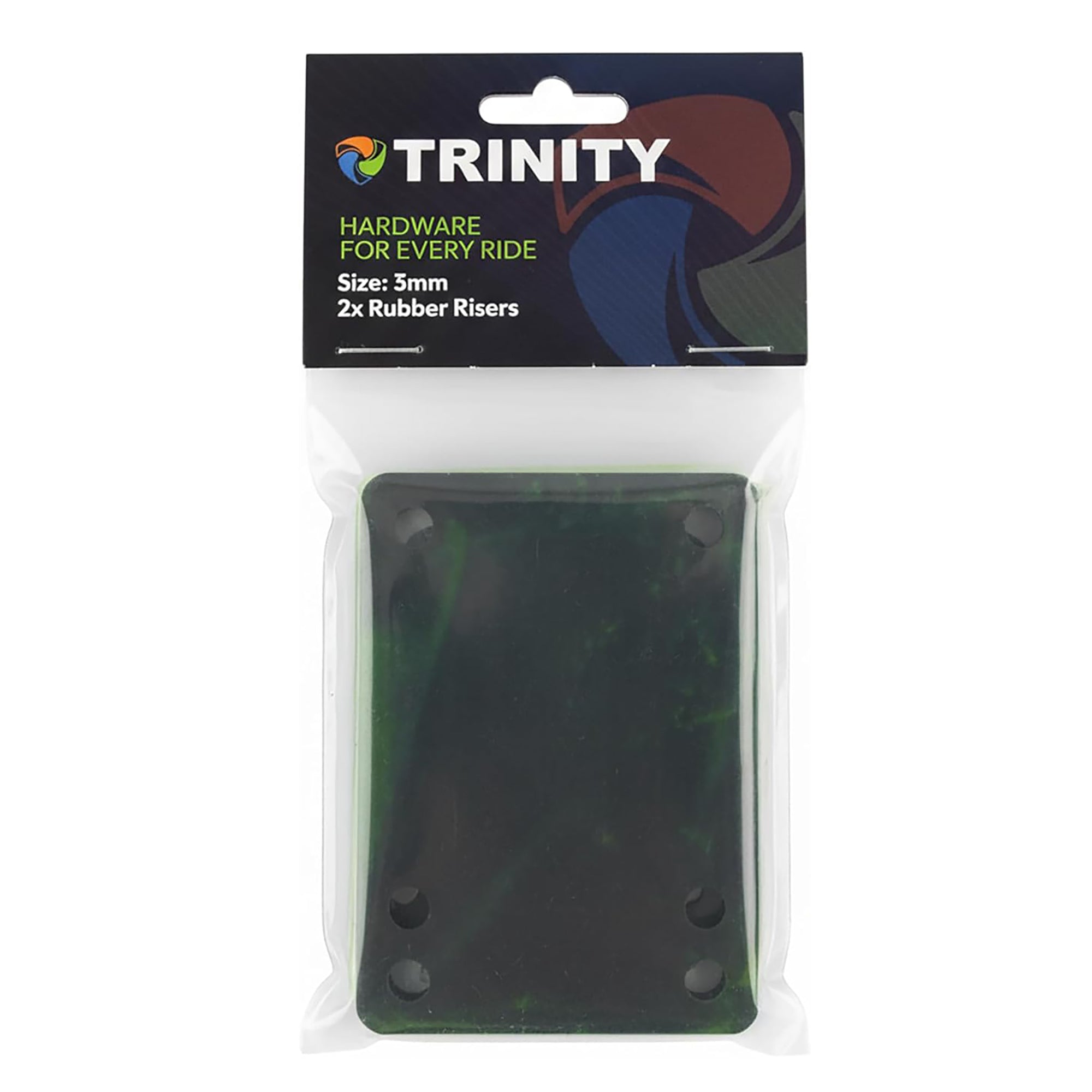 Trinity Skateboard Riser Pads 3 mm - Shock Pads - 2 Stuks