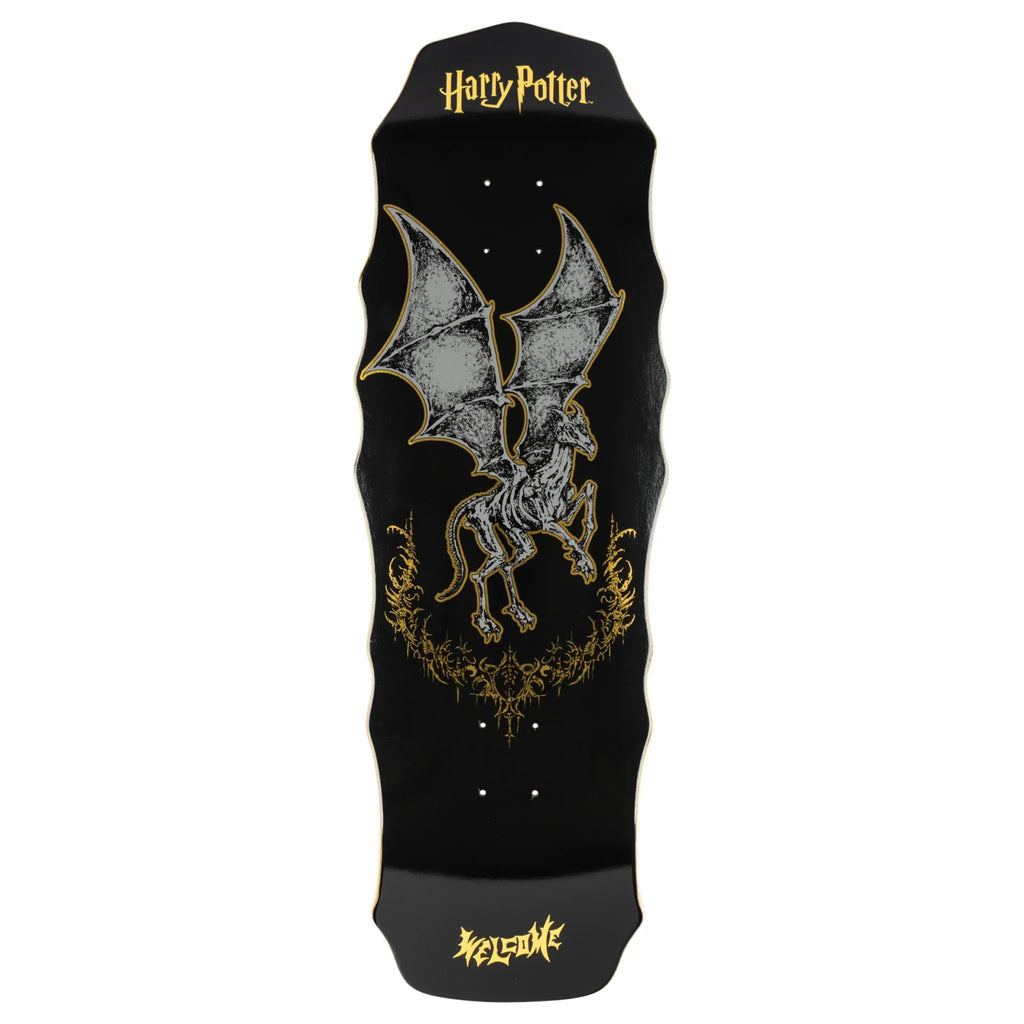 Welcome Skateboards - collab Harry Potter / Thestral 10.0 skateboard deck